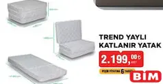 TREND YAYLI KATLANIR YATAK